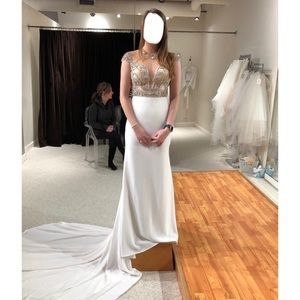 Calla Blanche Perla Wedding Dress 17263